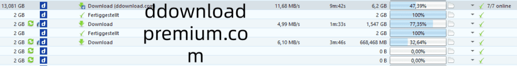 ddownload premium speed